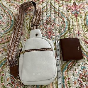 Telena bag and fossil wallet